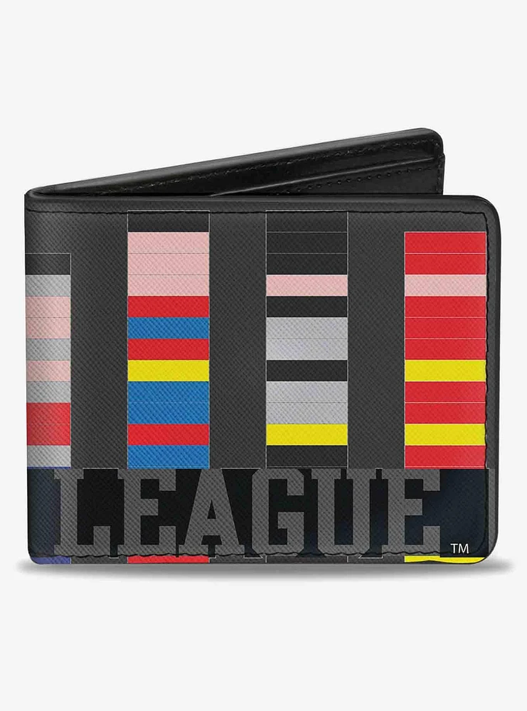 DC Comics Justice League 1 Bit Superheroes Bifold Wallet
