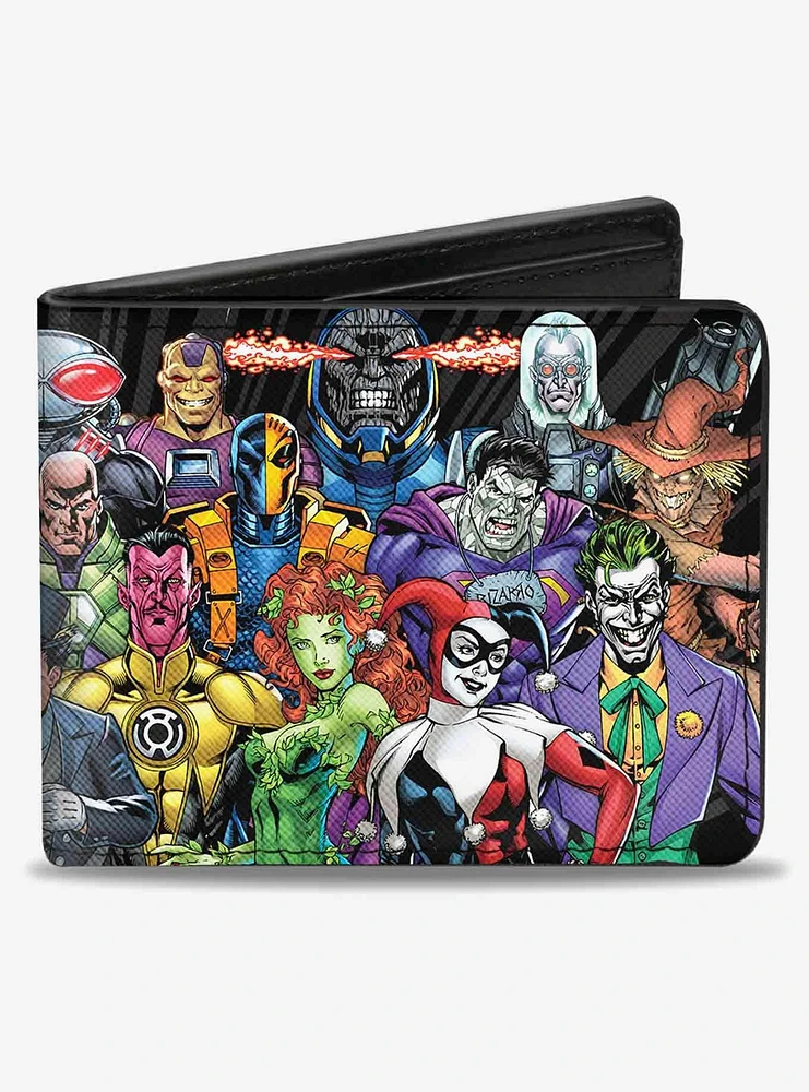 DC Comics DC 23 Villains Group Pose Bifold Wallet
