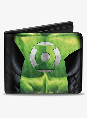 DC Comics Lantern Chest Logo Bifold Wallet