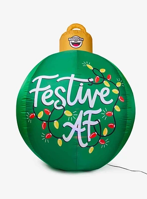 BigMouth "Festive AF" Continuous Air LED Yard Airblown