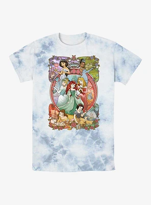 Disney Princesses Princess Power Tie-Dye T-Shirt