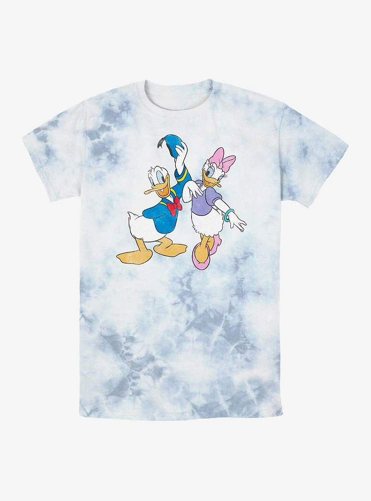 Disney Donald Duck & Daisy Duck Big Donald & Daisy Tie-Dye T-Shirt
