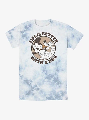 Disney Mickey Mouse Dog Life Tie-Dye T-Shirt