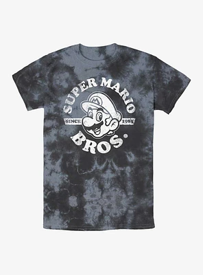 Nintendo Mario Face Tie-Dye T-Shirt