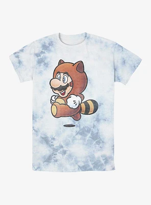 Nintendo Mario Tanooki Yeah Tie-Dye T-Shirt