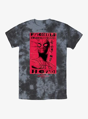 Marvel Spider-Man Friendly Hero Tie-Dye T-Shirt