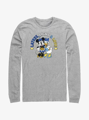 Disney Minnie Mouse & Daisy Duck Latke, Light Love Long-Sleeve T-Shirt
