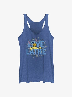 Disney Lilo & Stitch Hanukkah Love You A Latke Girls Tank