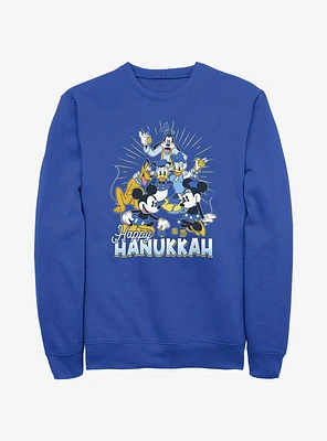 Disney Mickey Mouse & Friends Happy Hanukkah Sweatshirt
