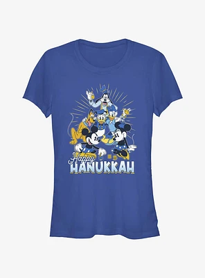Disney Mickey Mouse & Friends Happy Hanukkah Girls T-Shirt
