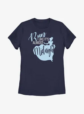 Disney Cinderella Run Like It's Midnight Womens T-Shirt