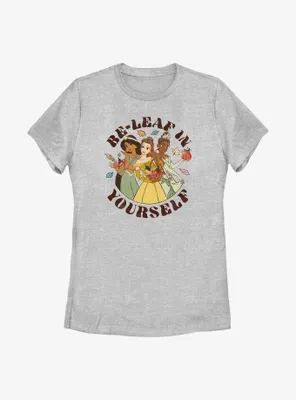 Disney Princesses Fall For Yourself Womens T-Shirt