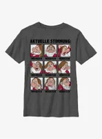 Disney Snow White and the Seven Dwarfs German Grumpy Youth T-Shirt