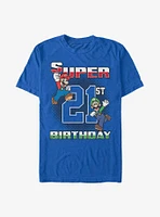 Nintendo Happy Super 21th Birthday T-Shirt