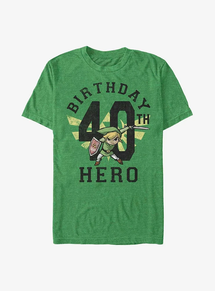 Nintendo Happy 40th Birthday Hero Link T-Shirt