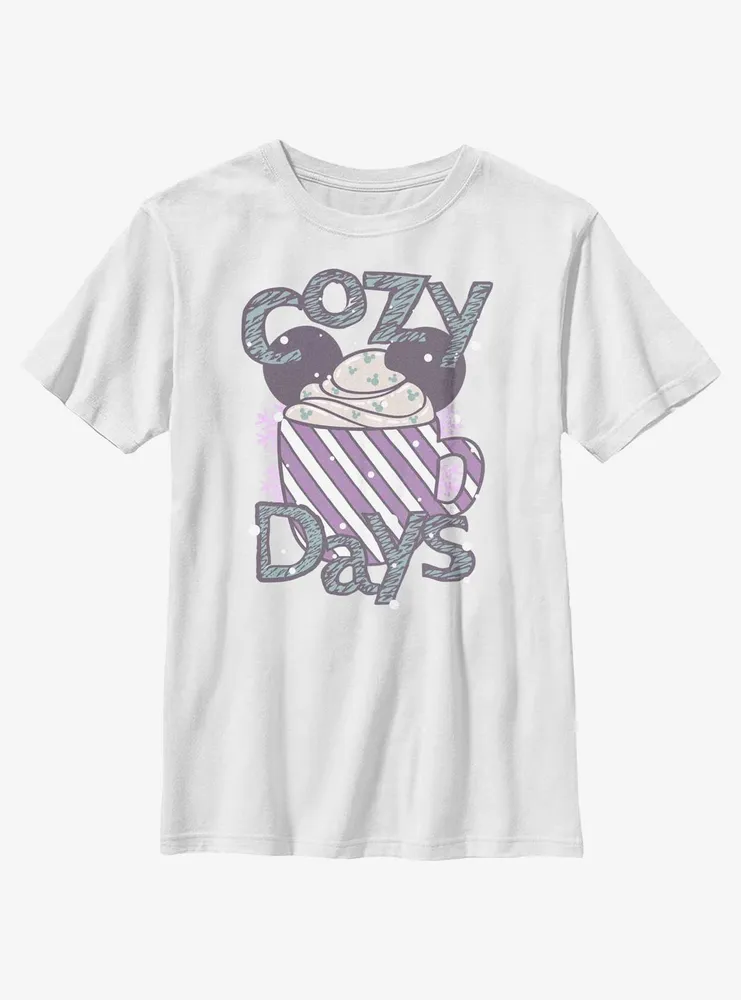 Disney Mickey Mouse Cozy Days Hot Cocoa Youth T-Shirt