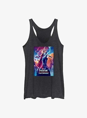 Marvel Thor: Love and Thunder Mighty Thor Movie Poster Girls Tank