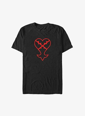 Disney Kingdom Hearts Heartless Symbol Big & Tall T-Shirt