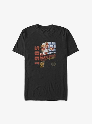 Nintendo Mario Vintage 8-Bit Bros Big & Tall T-Shirt