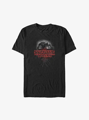 Stranger Things Mind Flayer Logo Big & Tall T-Shirt