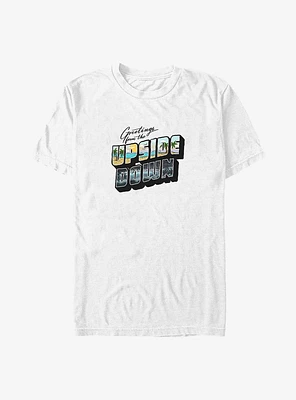 Stranger Things Upside Down Postcard Big & Tall T-Shirt
