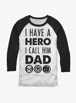 Marvel Avengers Hero Dad Raglan