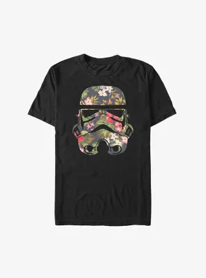 Star Wars Stormtrooper Floral Helmet T-Shirt