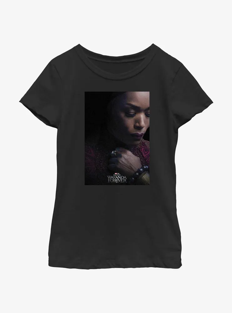 Marvel Black Panther: Wakanda Forever Queen Ramonda Movie Poster Youth Girls T-Shirt