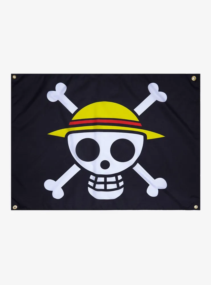 One Piece Straw Hat Crew Jolly Roger Flag
