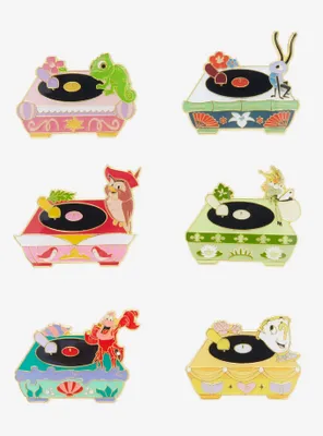 Loungefly Disney Princess Sidekick Record Player Blind Box Enamel Pin - BoxLunch Exclusive