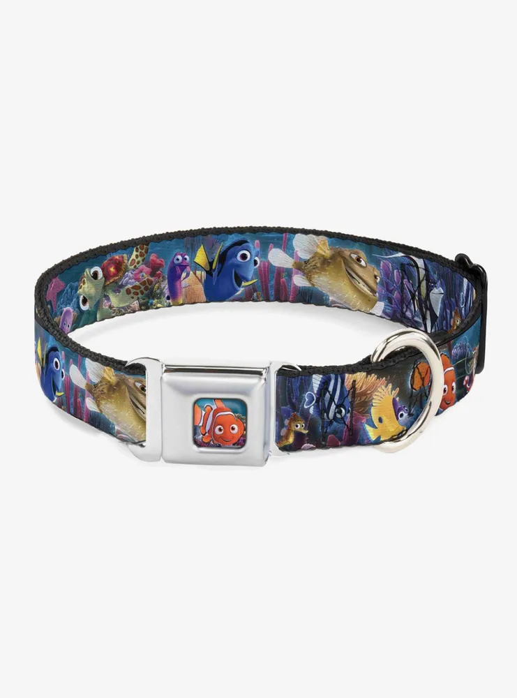 Disney Pixar Finding Nemo And Friends Seatbelt Buckle Pet Collar