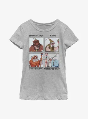 Star Wars Ewok Group Youth Girls T-Shirt