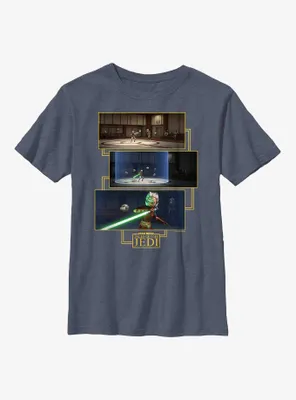 Star Wars: Tales of the Jedi Ashoka Panels Youth T-Shirt