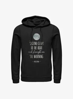 Disney Peter Pan Second Start To The Right Hoodie