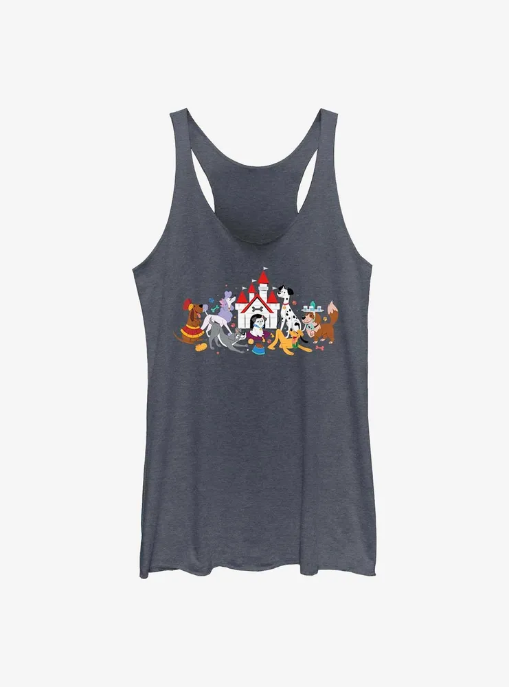 Disney Channel Dog Playground Womens Tank Top