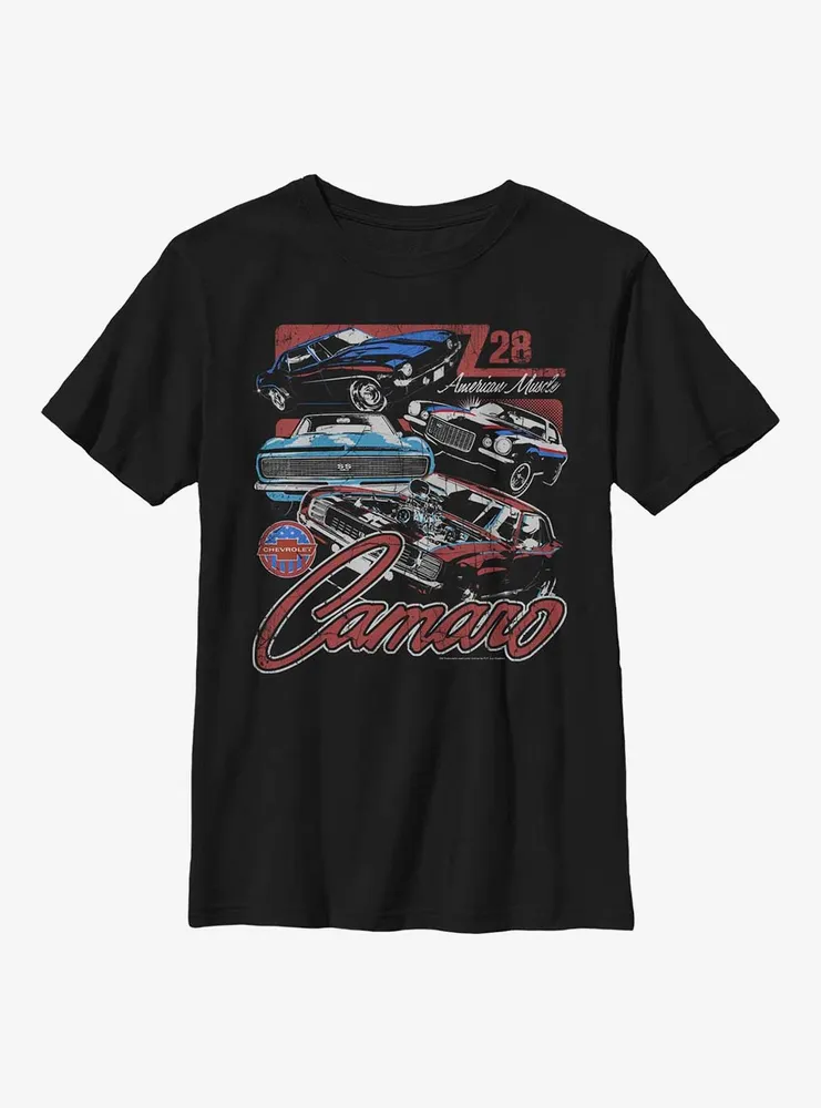 General Motors American Made Chevrolet Camaro Youth T-Shirt