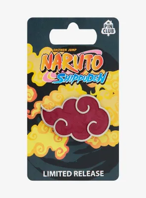 Naruto Shippuden Akatsuki Cloud Pearlized Enamel Pin - BoxLunch Exclusive