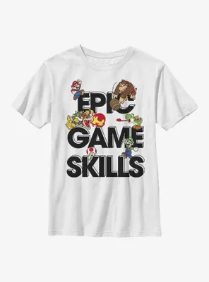 Nintendo Mario Epic Game Skills Youth T-Shirt