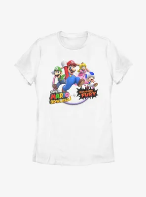 Nintendo Super Mario 3D World Bowser's Fury Womens T-Shirt