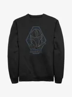 Star Wars The Mandalorian Mando Portrait Sweatshirt