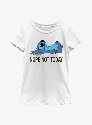 Disney Lilo & Stitch Nope Not Today Youth Girls T-Shirt