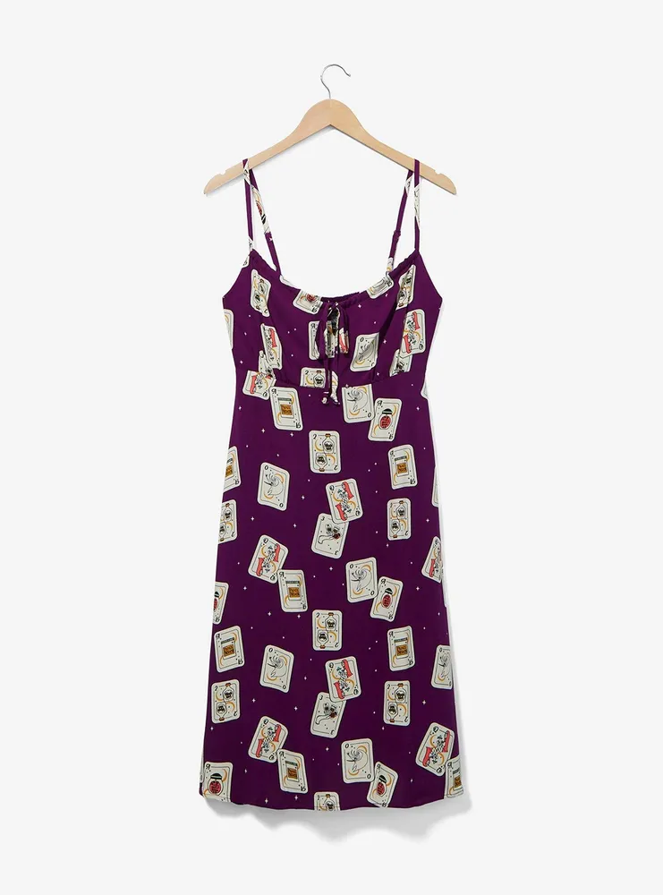 Disney The Nightmare Before Christmas Playing Cards Allover Print Slip Dress - BoxLunch Exclusive