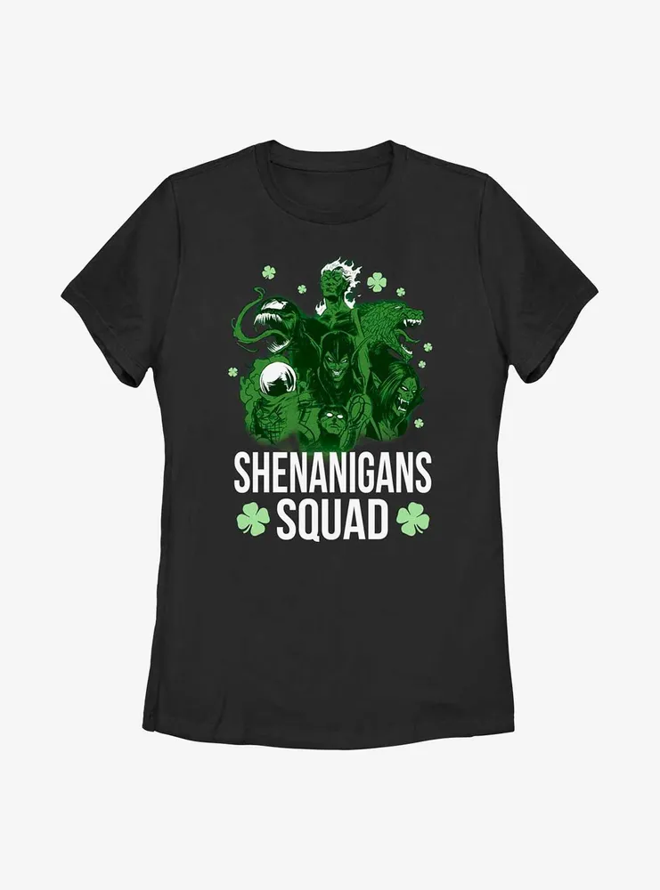 Marvel Spider-Man Villains Shenanigans Squad Womens T-Shirt