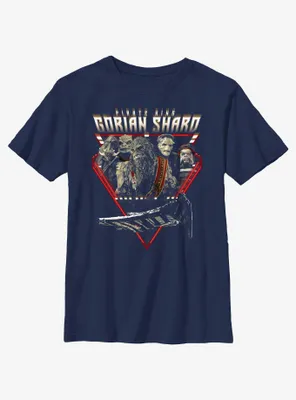 Star Wars The Mandalorian Pirate King Gorian Shard Youth T-Shirt