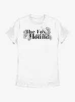 Disney the Fox and Hound Floral Logo Womens T-Shirt
