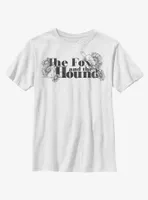 Disney the Fox and Hound Floral Logo Youth T-Shirt
