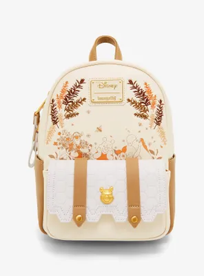 Loungefly Disney Winnie the Pooh Characters Honeycomb Mini Backpack - BoxLunch Exclusive