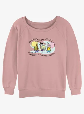 Cartoon Network Ed, Edd n Eddy Jawbreakers Womens Slouchy Sweatshirt