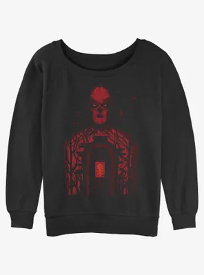 Stranger Things Vecna Door Womens Slouchy Sweatshirt