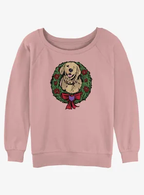 Marvel Hawkeye Lucky Wreath Womens Slouchy Sweatshirt